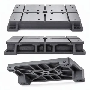 High Precision Grey Cast Iron Machine Column Base Plate GG25 LF Brand ISO9001 Certified OEM/ODM for European Machine Tool