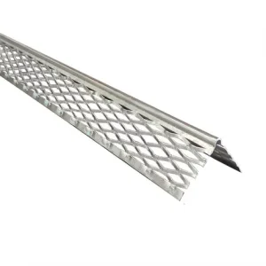 High Quality Aluminum Galvanized Steel Expanded Corner Bead Perforated Angle Edge Protector for Drywall Plastering Protection