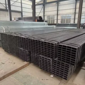 High Quality Black Iron Mild Steel Iron Square and Rectangular Steel Tubes for Industrial Workshop Beams and Columns