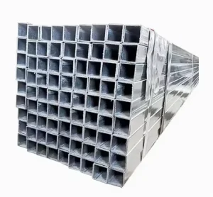 High Quality Building Material Iron Tube Hot Dipped Galvanized Square Rectangular Steel Pipe