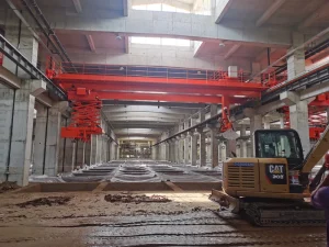 High Quality CE ISO FEM Standard Double Beam Overhead Crane with Remote Control for Steel Plant