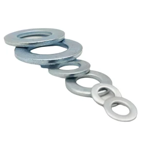 High Quality DIN Standard Zinc Plated Stainless Steel SS304 SS316 Spring Flat Washer Corrosion Resistant Heavy Duty