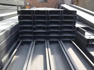 High Quality Galvanized C Purlin Z Purlin Steel Construction Section Roof Purlin Black or Galvanized Iron Steel