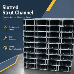 High Quality Galvanized Q235 Carbon Steel C-shaped Steel Cold Formed High Strength C Purlins for Warehouse Construction