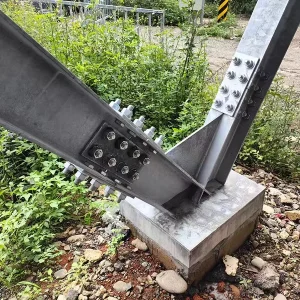 High Quality Galvanized Steel Carport Customized Design Factory Direct Supply for Solar Mounting System
