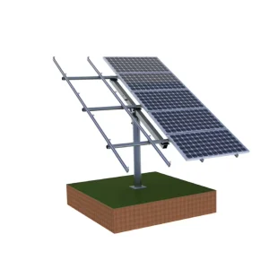 High Quality Galvanized Steel Material Pile Ground Mount Solar Structure System