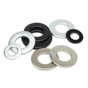 High Quality Galvanized Thick Flat Washer Carbon Steel Metal Washers 5mm M3 M4 M5 M6 M8 M10 M12 Arandela Plana M16 M26