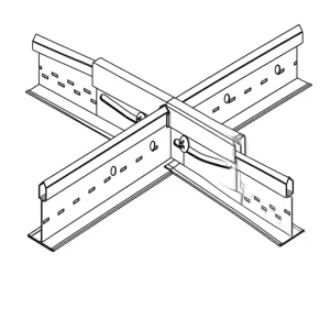 High Quality High Strength Galvanized Steel Seismic Joint Clip and Seismic Bracket Accessories