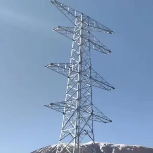 High Quality Hot Dip Galvanized Angle Steel Lattice Tower for High Voltage Electric Transmission Lines Fn 10