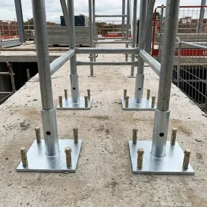 High Quality Hot Dipped Galvanized Adjustable Metal Scaffold Base