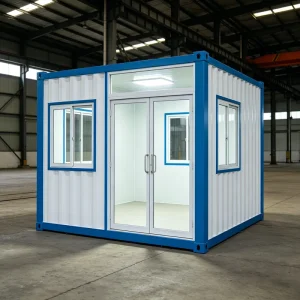 High Quality Insulated Sandwich Panel Guard Booth for Public Parking Lot Security and Commercial Building Entrance Sentry Box