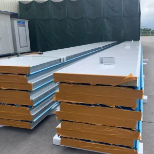 High Quality Metal Roof Sandwich Panel Low Priced Insulation Glass Wool PIR PUR Rock Wool for Modern Warehouses