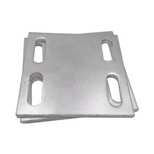 High Quality Plain Hot Dip Galvanized Stainless Steel Structure Foundation Base Plate Zinc-Plated Earth Anchor Embedded Steel