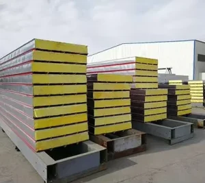 High Quality Rock Wool Sandwich Panel Glass Wool Sandwich Panel for Roof and Wall EPS PU Sandwich Panel