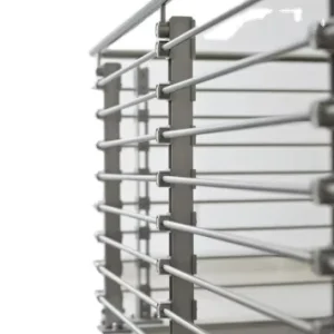High Quality Stainless Railing Metal Balustrades Handrails Stair Railings Balustrades Balcony for Porch Railings Handrails