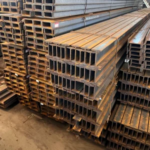 High Quality Steel Beams Standard Size Carbon H beam I beams ASTM SS400~SS490 for Building with Bending and Welding Services
