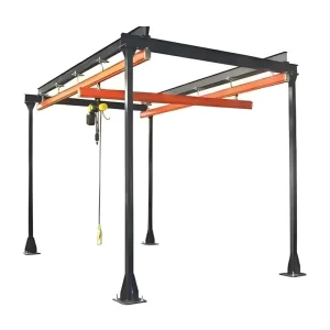 High Quality Steel Frame Gear driven Crane500kg KBK Overhead Crane Light Weight Bridge Crane
