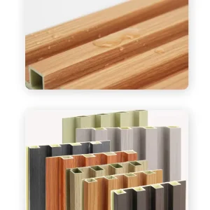 High Quality Waterproof Modern WPC Interior Grille Wall Panels Graphic Design for Bedroom Hotel Commerce Use Factory Direct Sale