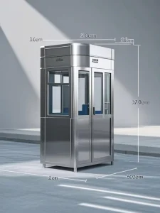 High Quality Waterproof Windproof Steel Structure Mobile Sentry Room Security Booth Carport Residential