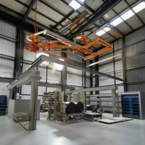 High Repeat Accuracy Gantry Truss Manipulator for Continuous Automatic Loading Unloading of Metal Casting Workpieces