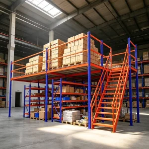 High Space Utilization Steel Mezzanine Rack Industrial Warehouse Attic Storage Loft Platform