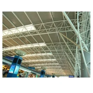 High Speed Rail Waiting Platforms Roofs Prefabricated Houses Commercial Buildings Pipe Truss Structures Premium Steel Structure
