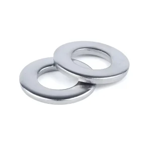 High Strength 0.01mm 6mm Stainless Steel Flat Washers Various Sizes Zinc Plated for Steel Structures Circular Metal Durable