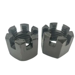 High Strength 304 Stainless Steel Hex Slotted Nut Zinc Plated with Polished Surface Class 8 for Retail Industry Castle Nut