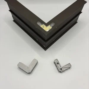 High Strength 90 Degree Aluminum Alloy Corner Connector for Window and Door Profile Systems