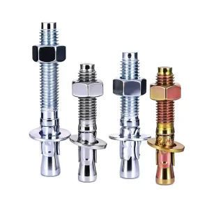High Strength Concrete Expansion Bolts Carbon Steel Wedge Anchor for Structural Fixing