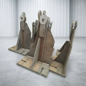 High Strength Construction Machinery Parts Welded Support Pillar with Precision Pin Hole