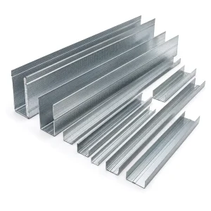 High Strength Cross Brace Light Steel Keel Through Connecting Profile to Stabilize Drywall Partition Wall Frame