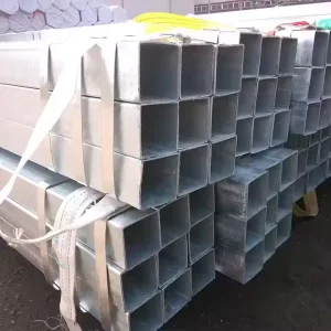 High Strength Customizable Galvanized Carbon Steel Square Tube Columns Structural Support Pillars Building Fence Guardrail
