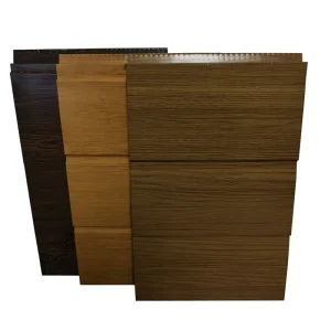 High Strength Fireproof Moisture Proof 16mm PU Foam 3D Luxury Design Exterior Wall Decor Metal Carved Insulated Cold Bathroom