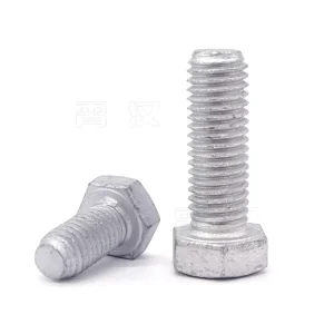 High Strength Galvanized Carbon Steel Hex Bolt Zinc Plated Steel Structural Bolt for Mechanical Engineering and Building