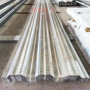 High Strength Galvanized Steel Floor Decking Sheet YX76 344 688 for High Rise Building