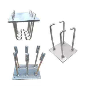 High Strength Hot Dip Galvanized Embedded Steel Plate Welded Embedded Parts for Curtain Wall and Building Construction