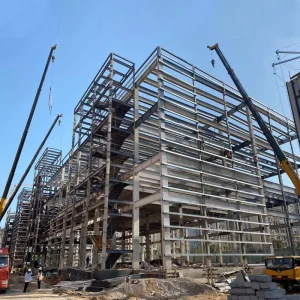 High Strength Industrial Steel Beam Column for Multi-story Building Prefab Warehouse & Workshop Construction Outdoor Application