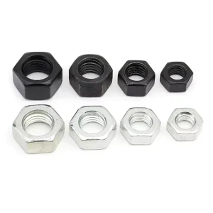 High Strength Large Hexagonal Nuts for Steel Structures Black Oxide M6 M8 M10 M12 M14 M24 M36 Heavy Hex Nut