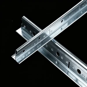 High-Strength Lightweight Flat Galvanized Steel Fireproof Corrosion-Resistant Ceiling T-Grid T-Bar Frame
