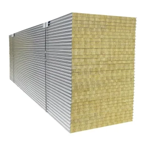 High Strength Partition Wall Panels Rock Wool Polyurethane Pir Eps Glass Wool Mineral Wool Sandwich Panels