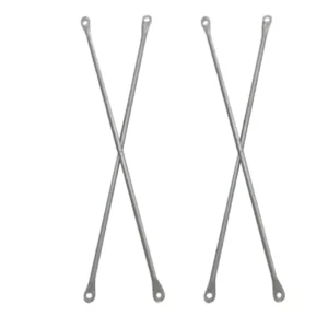 High Strength Q235 Steel Scaffolding Diagonal Cross Brace Rust Resistant Galvanized Scaffolding Connection Parts for Building