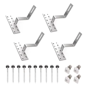 High Strength SUS304 Stainless Steel Roof Hook Adjustable Solar Panel Mounting Bracket for Tile Roof System