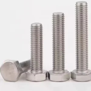 High Strength Stainless Steel 316 Hex Bolt M20 M24 DIN931 Structural Screw for Steel Structure Bridge and Highway