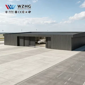 High Strength Steel Aircraft Maintenance Hangar for Large Aviation Projects