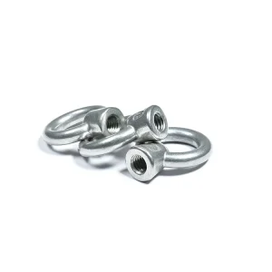 High-Strength Steel Eye Nut for Permanent Bridge Infrastructure and Structural Railing Systems