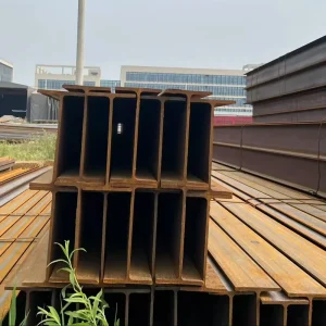 High Strength Steel H Beam Q235B 446*199*8*12 Industrial Platform Bridge ASTM Standard Bending Welding Cutting Processing Black