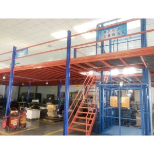 High Strength Steel Mezzanine Loft Shelf Custom Built Warehouse Multi Floor Storage Racking System