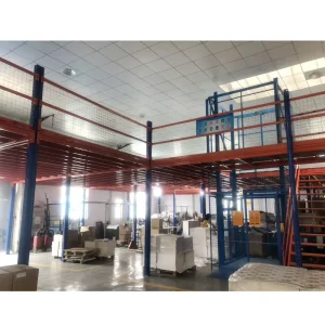 High Strength Steel Mezzanine Storage Floor Rack Walkable Platform Workshop Spare Parts Storage Equipment