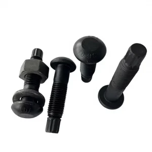 High Strength Steel Structure 10.9S Grade Round Head Torsional Shear Bolts Black Oxide Finish